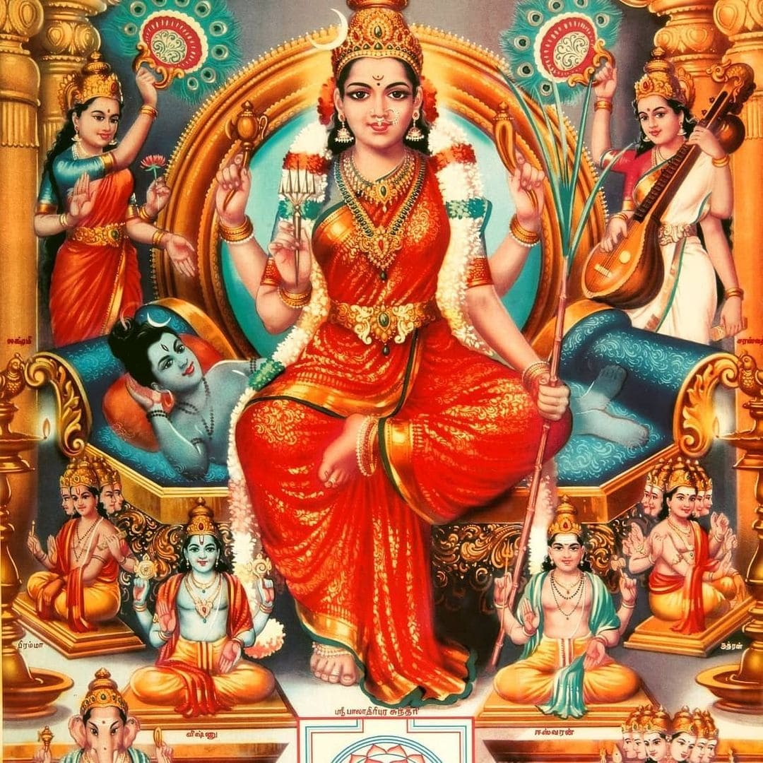 Goddess Tripura Sundari - The Fierce Form of Divine Shakti - Vedic ...