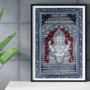 Lord Ganesha Patachitra Art - Vedicsources (1)