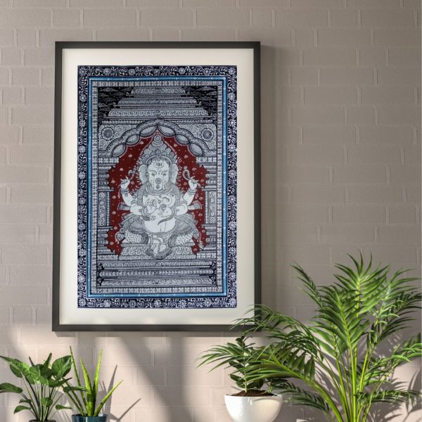 Lord Ganesha Patachitra Art - Vedicsources