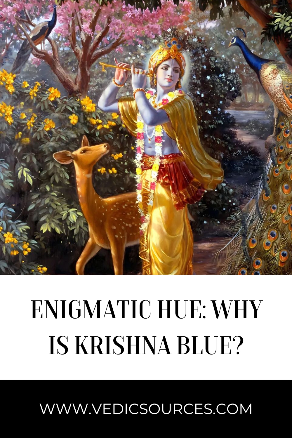 Enigmatic Hue Why is Krishna Blue