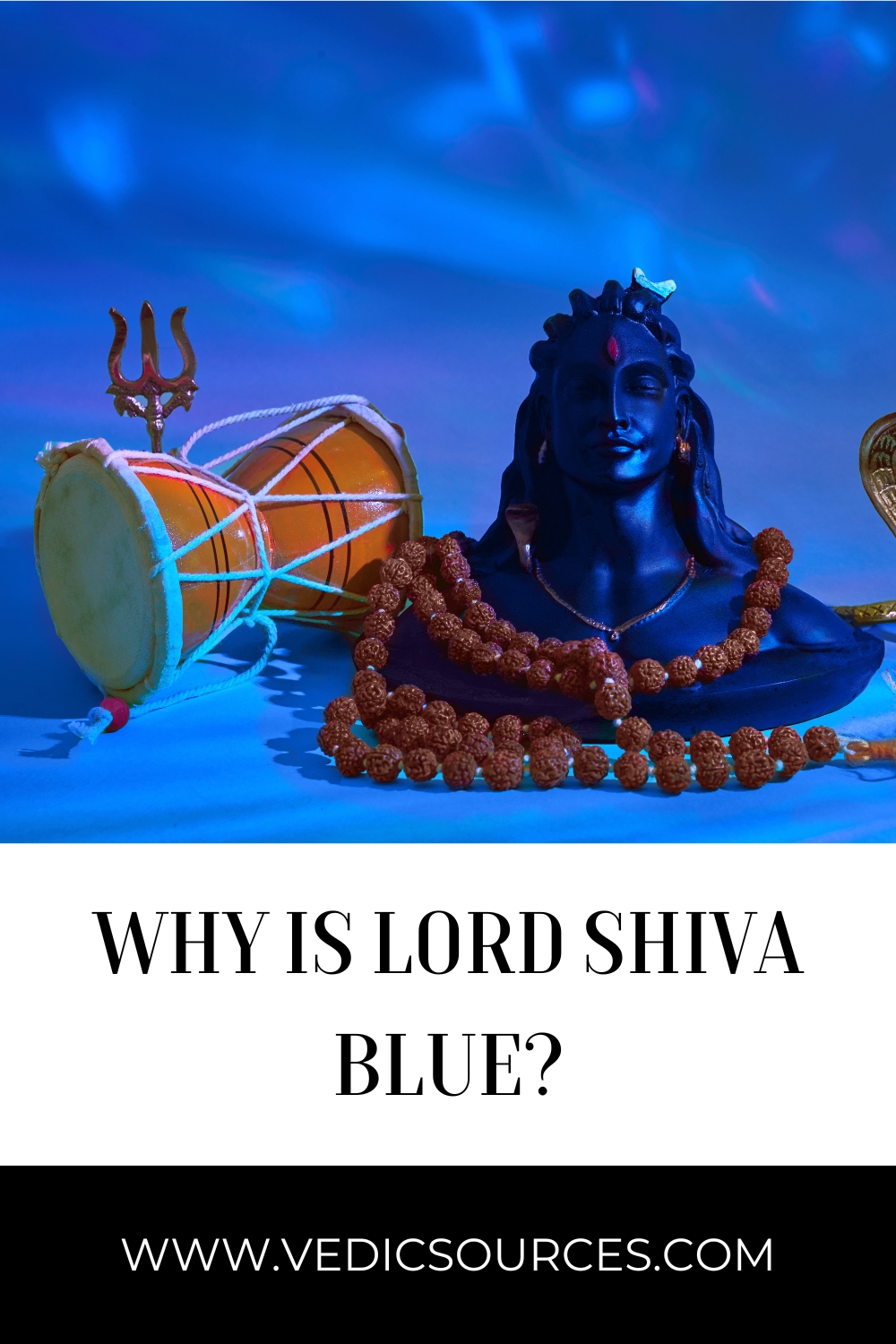 Why is Lord Shiva Blue